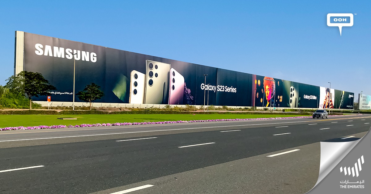 Samsung Embellishes Dubai’s Billboards With the Galaxy S23 Series & its