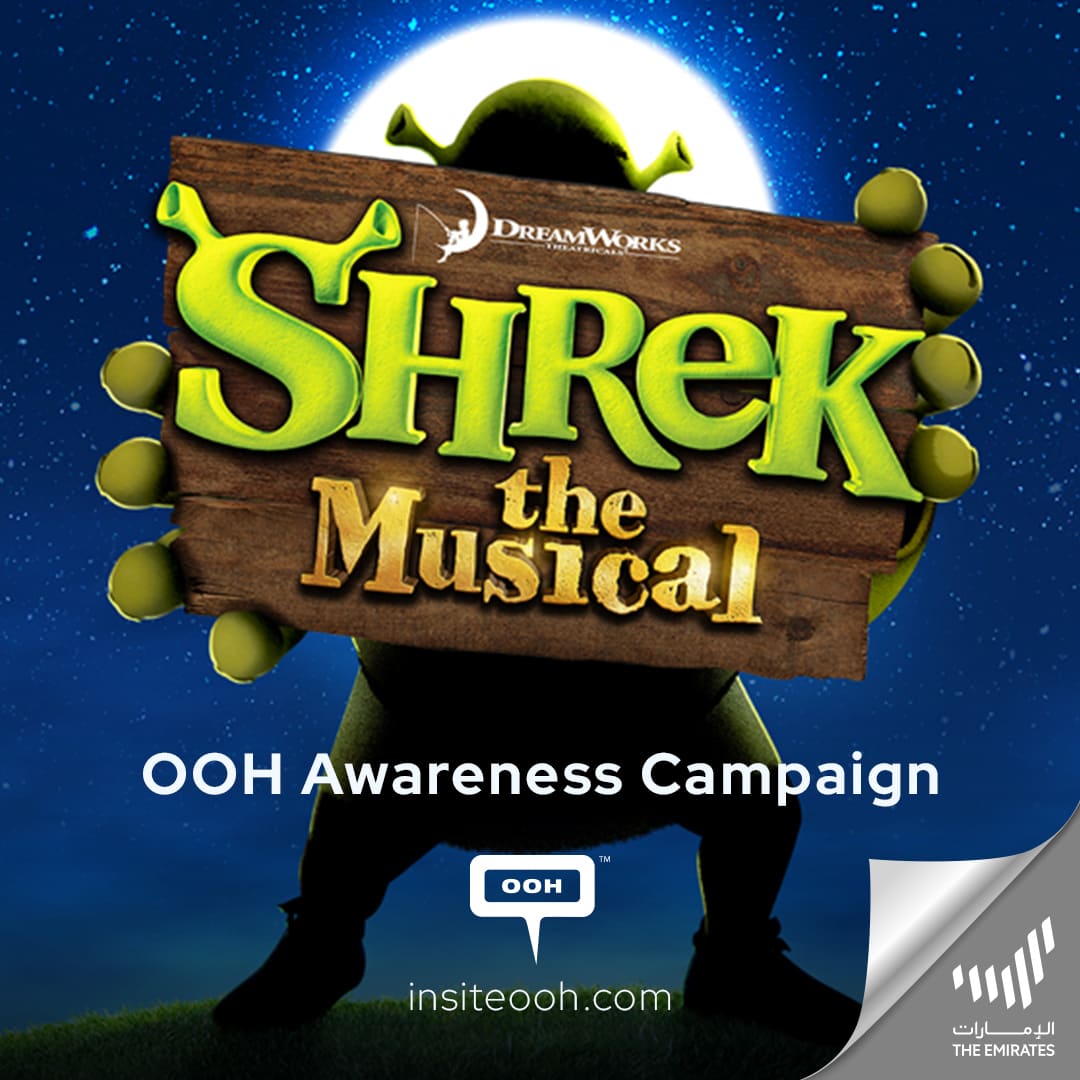 The Fascinating Story of Shrek Will Be Retold in a Musical by Dubai Opera, Spotted on DOOH!