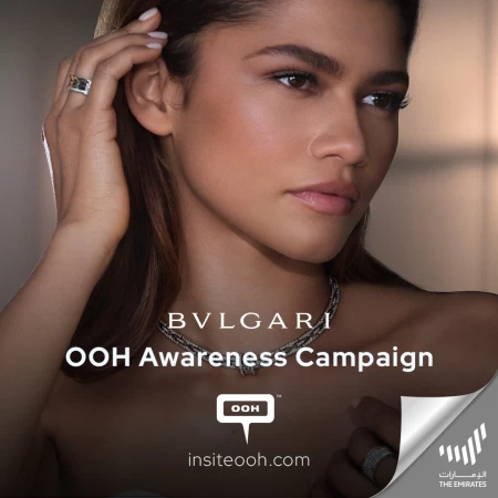 Zendaya is a Fiery Beacon on The UAE’s Roads For Bvlgari Roma’s Latest Outdoor Advertisement!