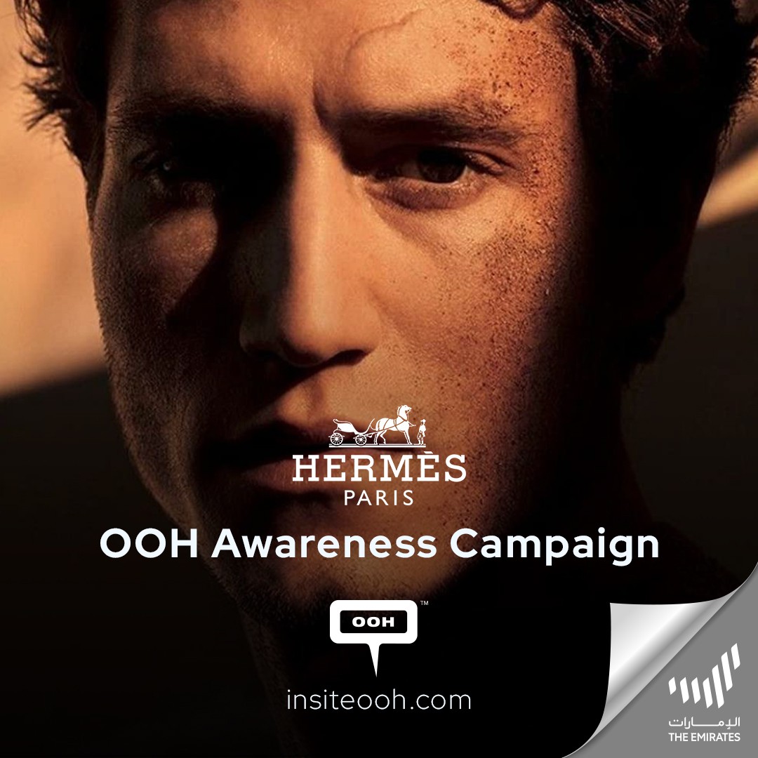 Hermés Paris Glimmers Dubai’s Digital Screens with Terre d'Hermes Fine Fragrance