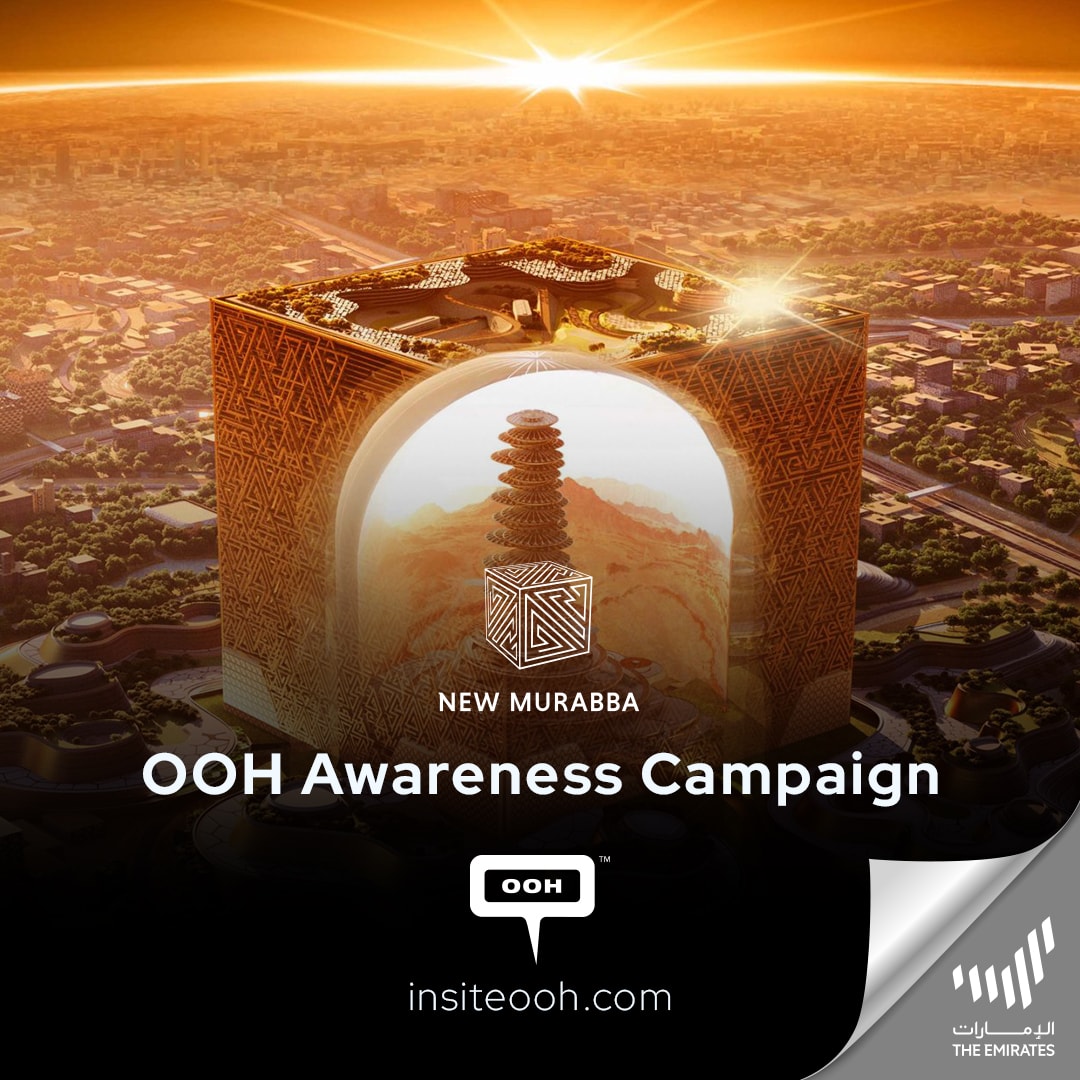 Immerse Yourself in The Futuristic City of New Murabba in Saudi Arabia, Seen on The UAE’s OOH!