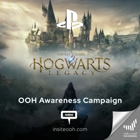 PlayStation Tops Dubai’s Digital Out-Of-Home Screens With the New Hogwarts Legacy Game