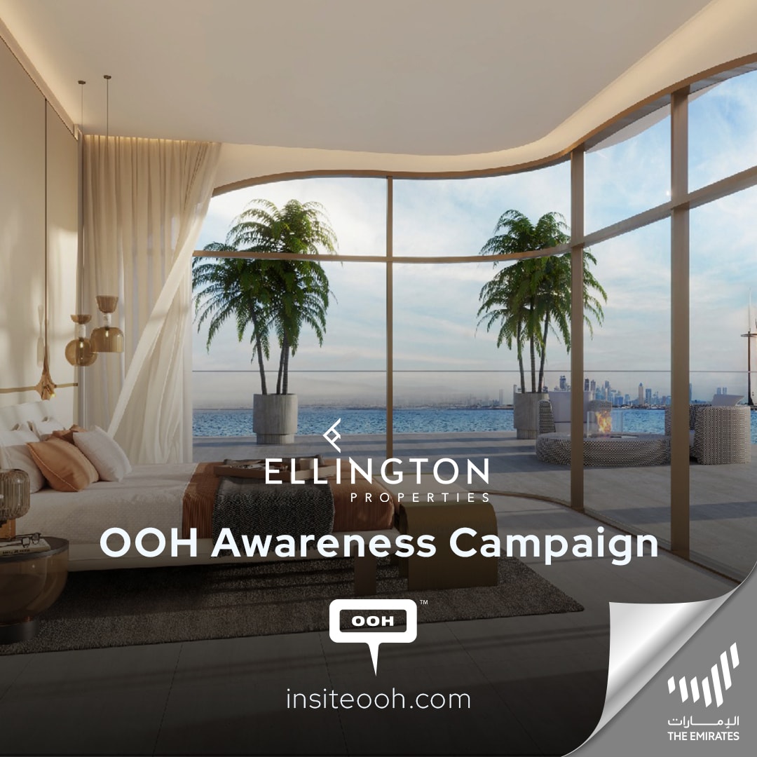 Ellington Properties, Northacre, and SOL Properties appear on Dubai’s OOH to Advertise Ocean House Palm Jumeirah