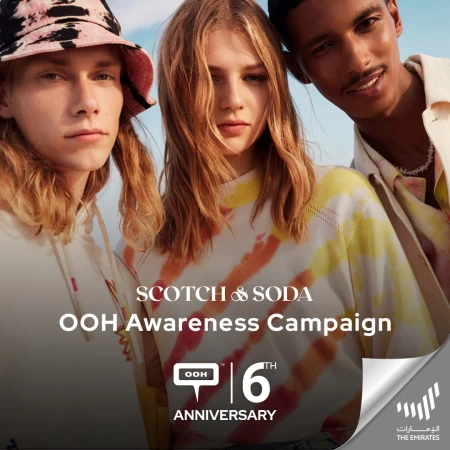 Express Yourself Through Clothing with Scotch & Soda Amsterdam First Outdoor Campaign on Dubai’s OOH