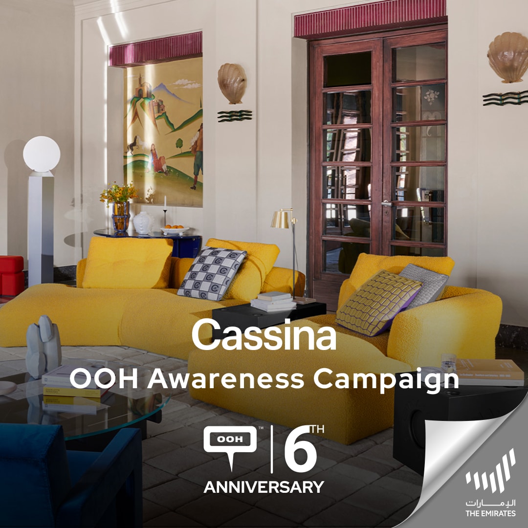 Cassina Launches Outdoor Advertising Campaign to Announce Store Opening in Dubai