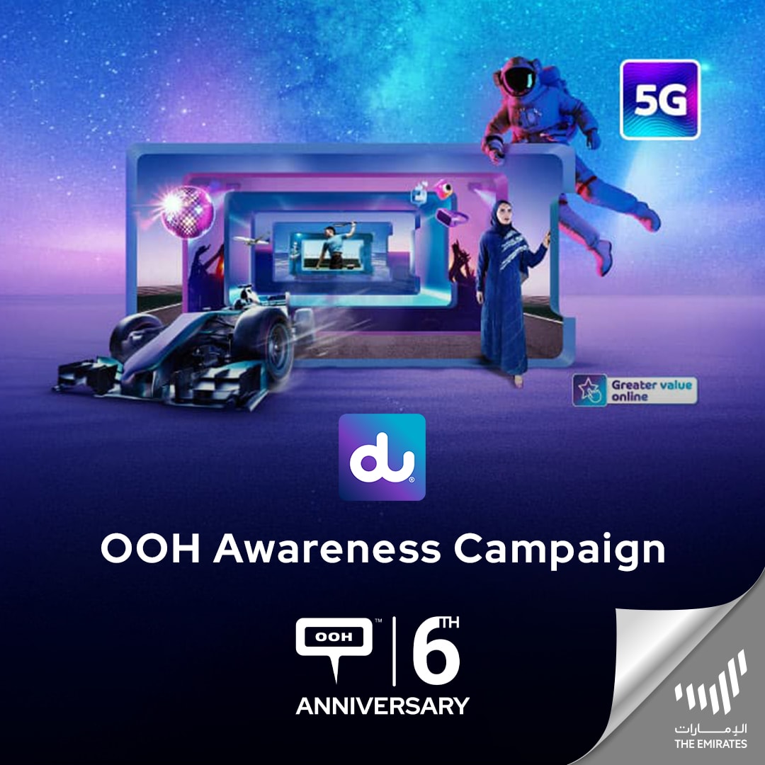 Get a Taste of the “ Unlimited” Life with Du & its Newest Power Plan, Striking UAE’s OOH Spaces