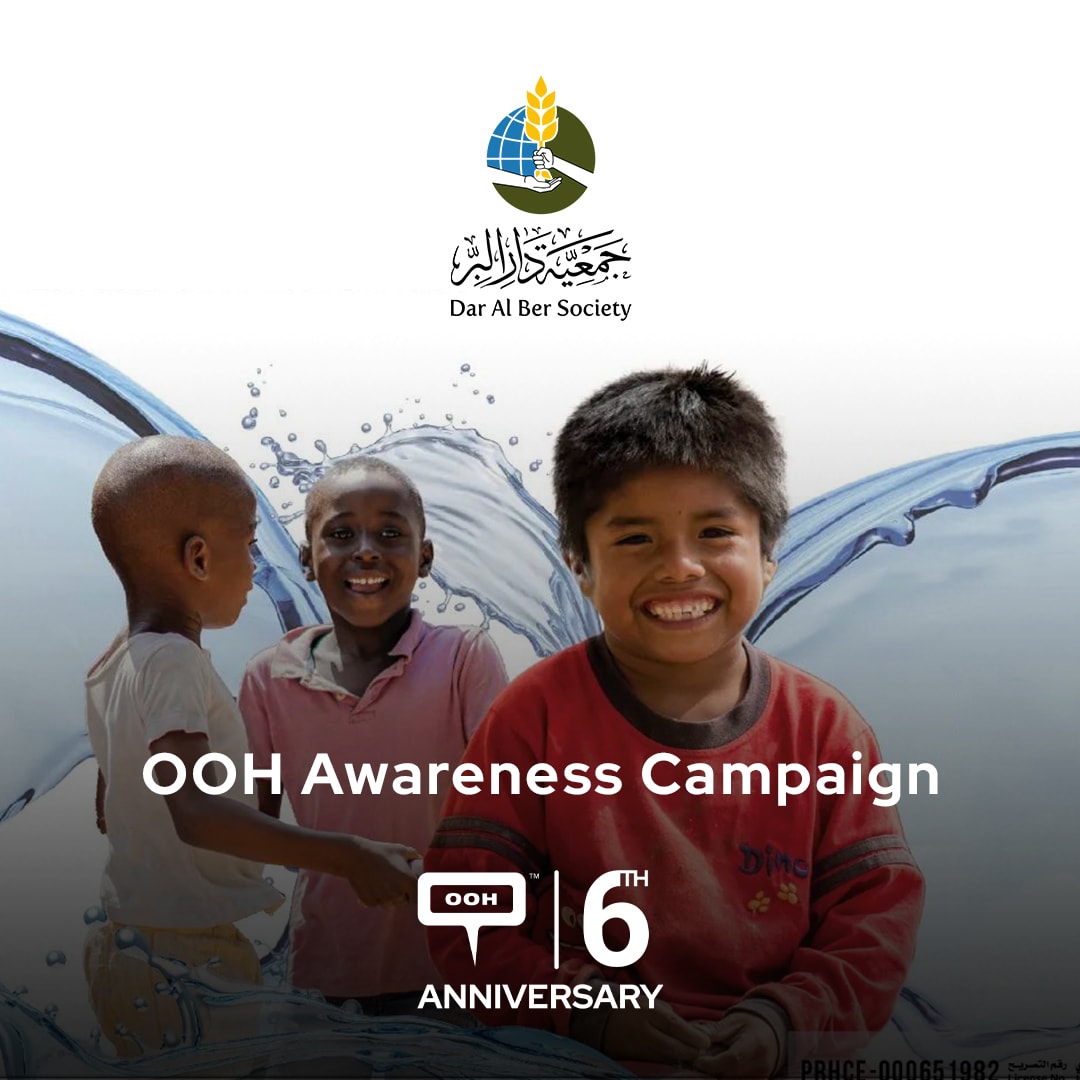 Dar Al Ber Society Puts the Emphasis on Water’s Necessity on Dubai OOH Billboards