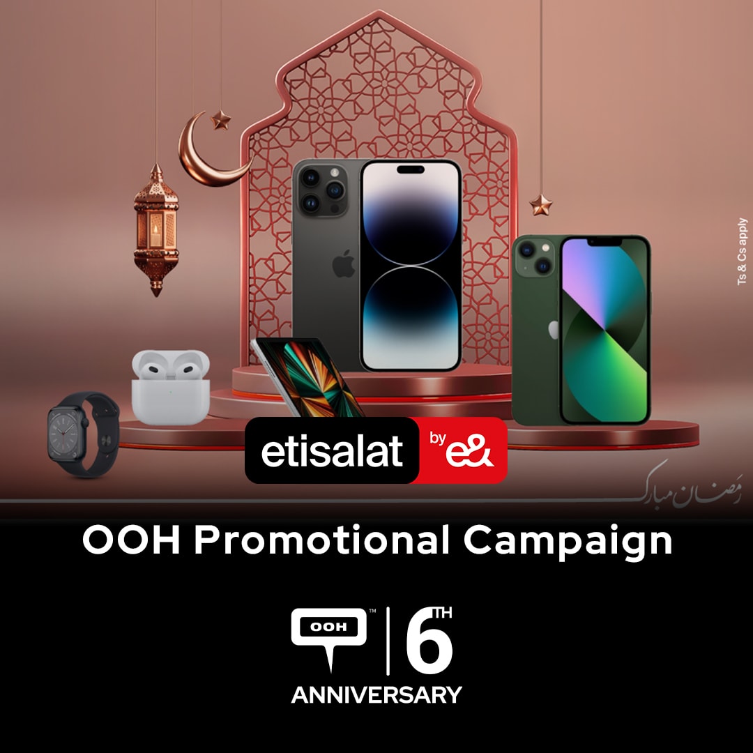 Etisalat By (e&) Polishes Dubai’s Out-of-Home With Their Ramadan 70% Discount Offer Campaign.