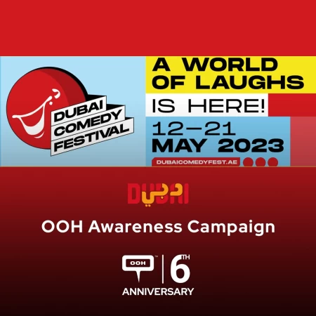 Get Ready to ROFL: Dubai Comedy Festival’s DOOH Campaign Brings the Laughs to the City