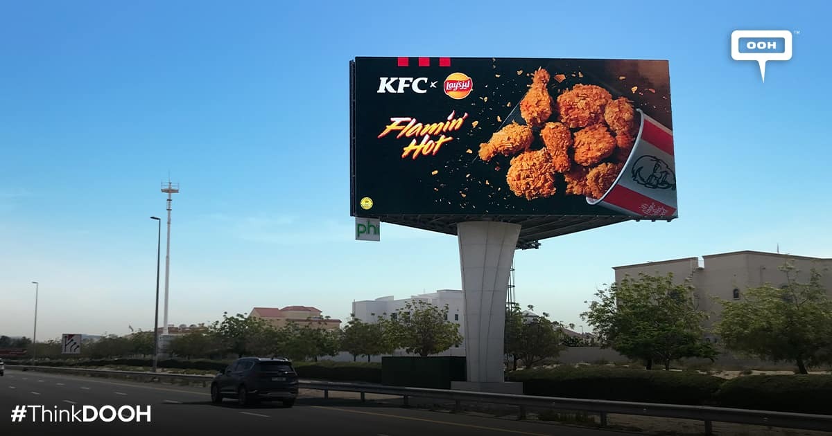 KFC's Flamin' Hot Chicken Bucket Takes Over the Streets of Dubai with a