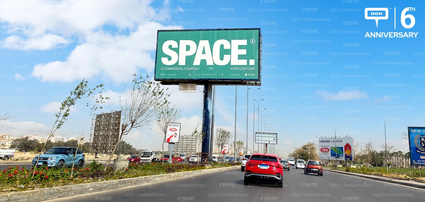 Space Commercial Complex Project’s Ongoing Campaign Is All up on Cairo’s Out-Of-Home Media Scene by Gates Developments