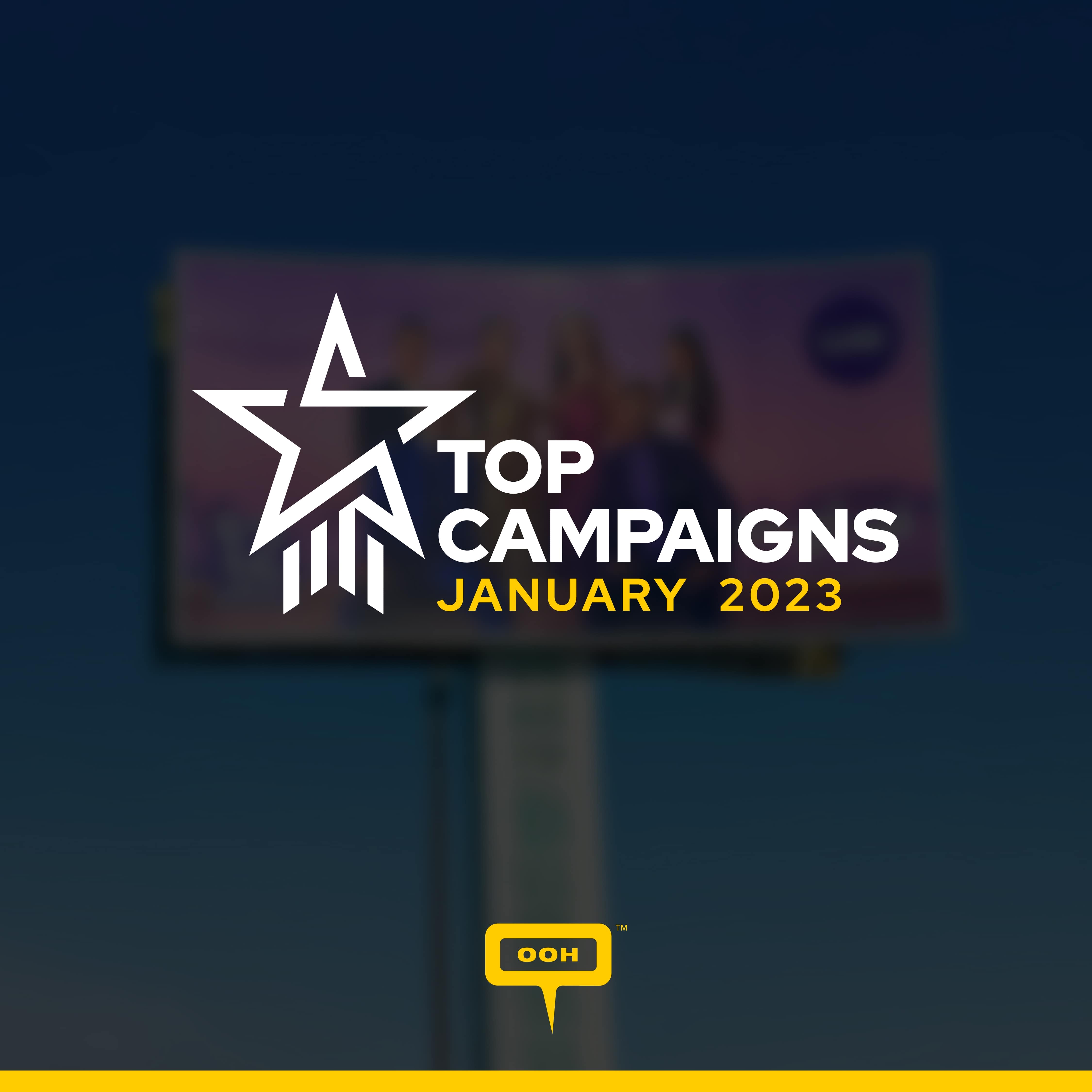 Telecommunications States Hot Competition Over January’s OOH Top Campaigns