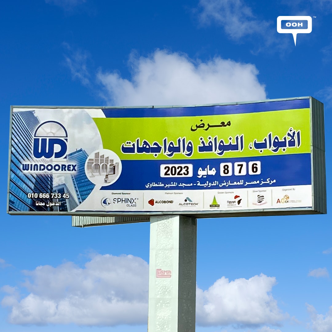 WinDoorEx Unveils an Outdoor Ad Campaign in Cairo, Creating a Buzz Around Their Exhibition
