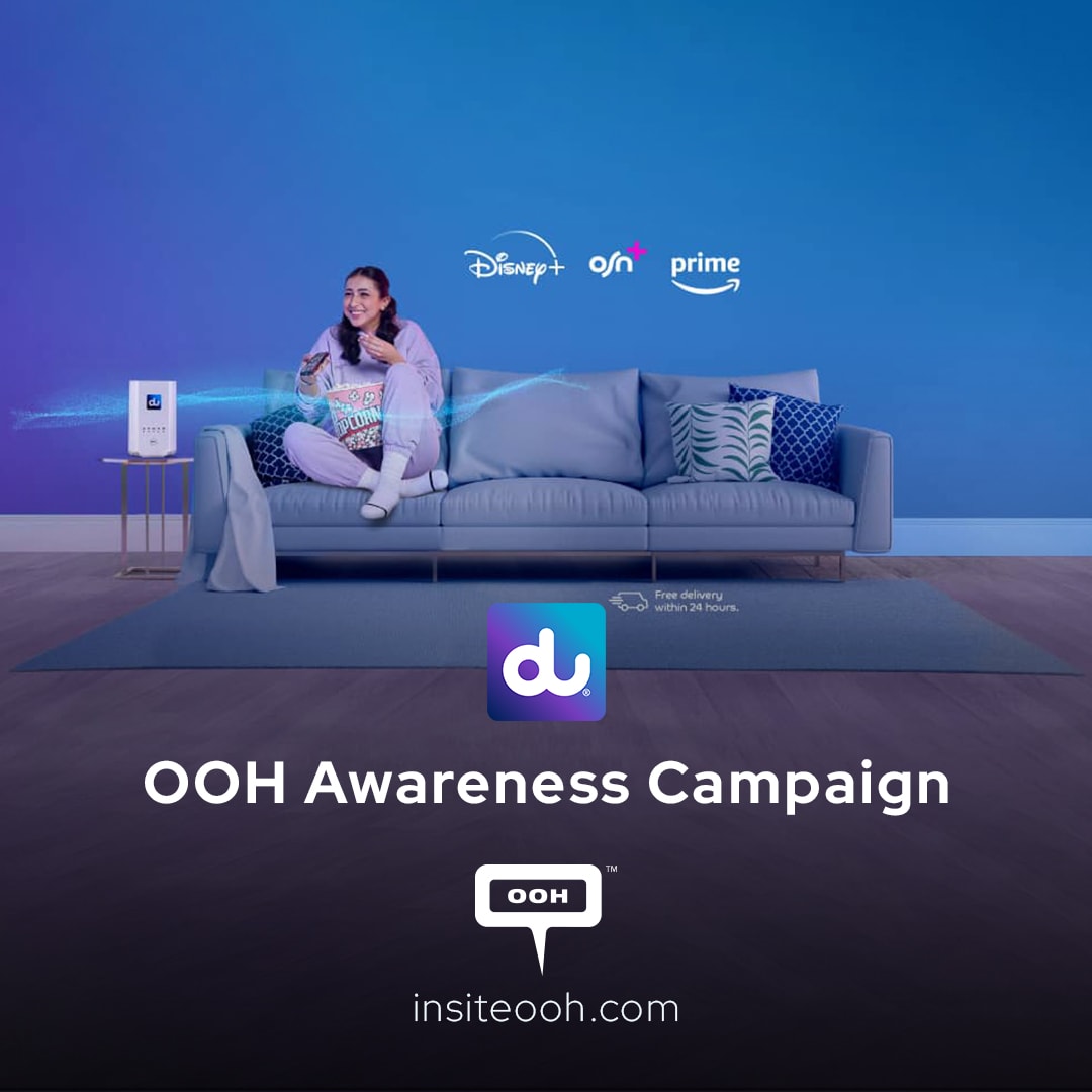 Unlimited Streaming Made Easy: du's Home Wireless Package Announces on Dubai’s OOH