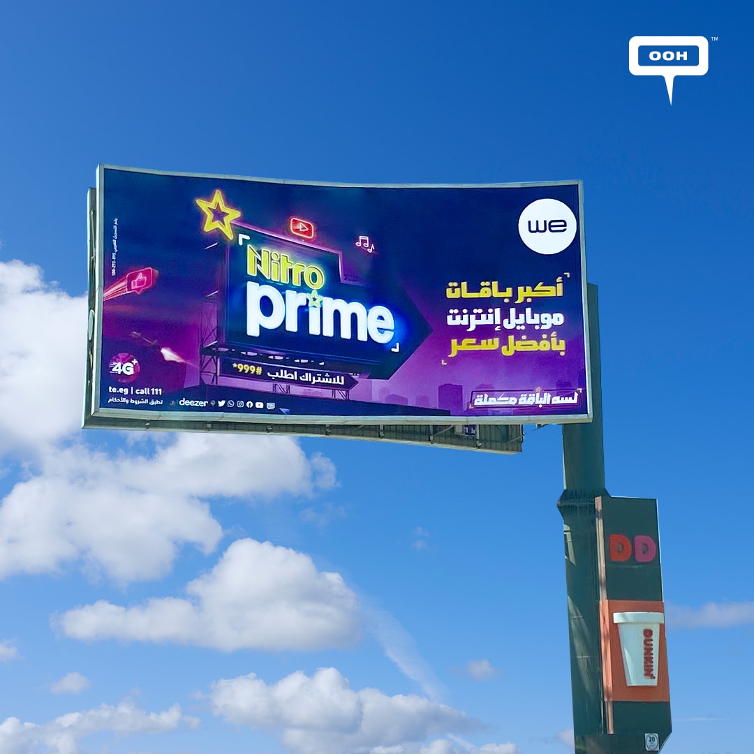 We Launches Nitro Prime Bundles’ OOH Campaign, the Biggest Mobile Internet Bundles at the Best Price