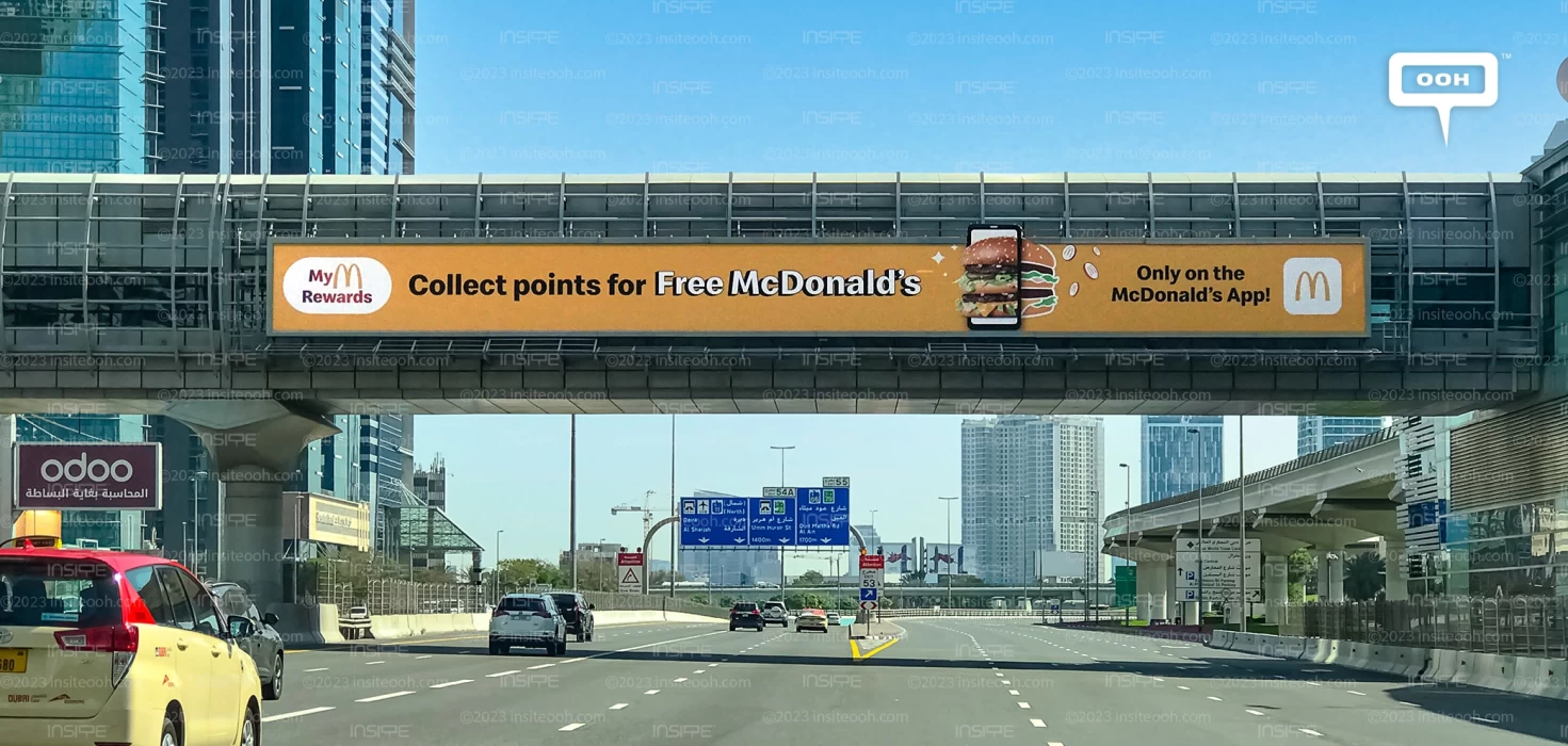 Score Big with McDonald's “My M Rewards” Program and App on The UAE’s Billboards