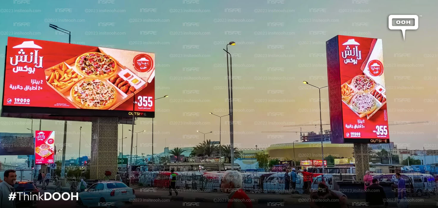 Pizza Hut Launches an Out-of-Home Campaign in Cairo  Promoting the Ranch Box