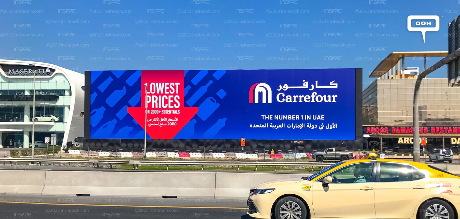 The Number 1 in UAE, Carrefour Launches Powerful Out-of-Home Campaign in Dubai