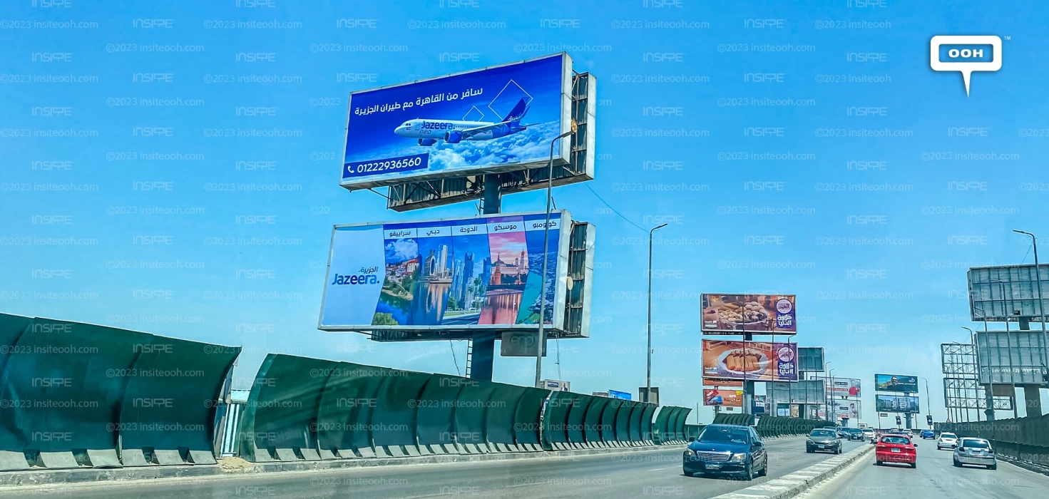 Ready For Takeoff! Jazeera Airways is Soaring to  New Heights on Cairo’s Billboards