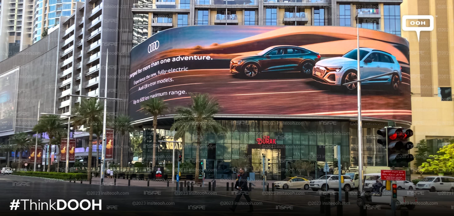 Audi Al-Nabooda Launches OOH Campaign in Dubai to Showcase Fully-Electric Q8 e-tron Models