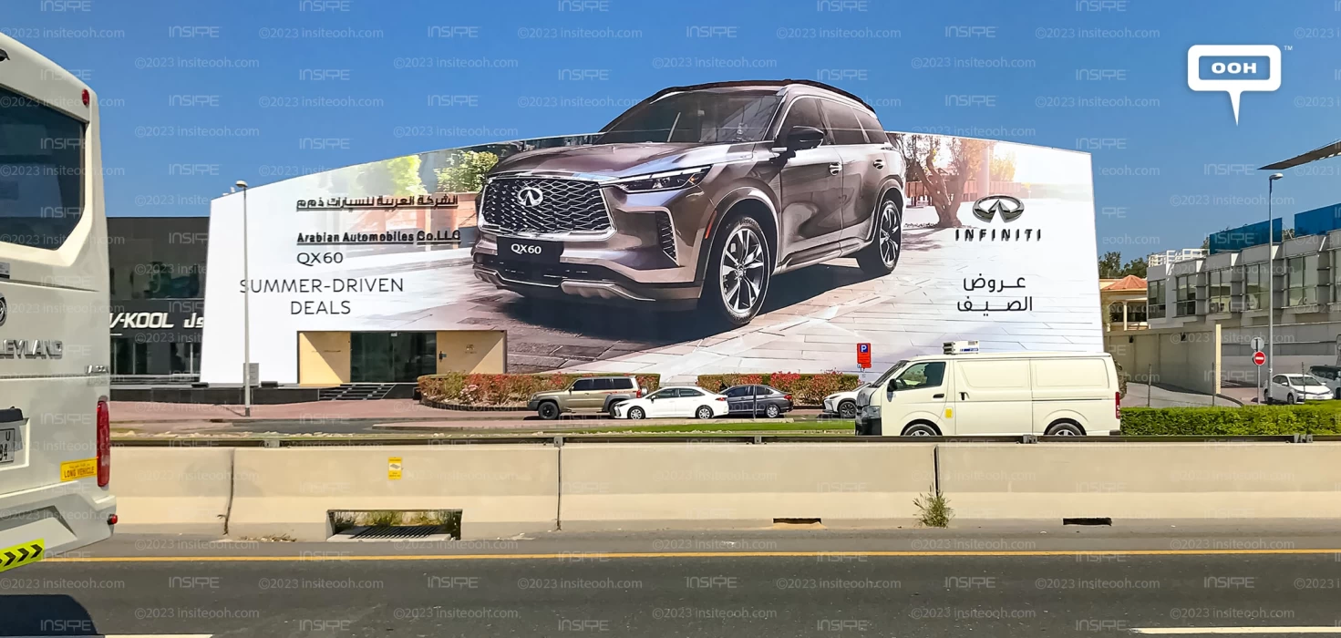 Arabian Automobiles Co.LLC’s Out-of-Home Campaign in Dubai For Infiniti's QX60 Deals