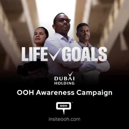 Dubai Holding Advertises On Digital Out-of-Home Their 9,000+ Life Goal Initiative