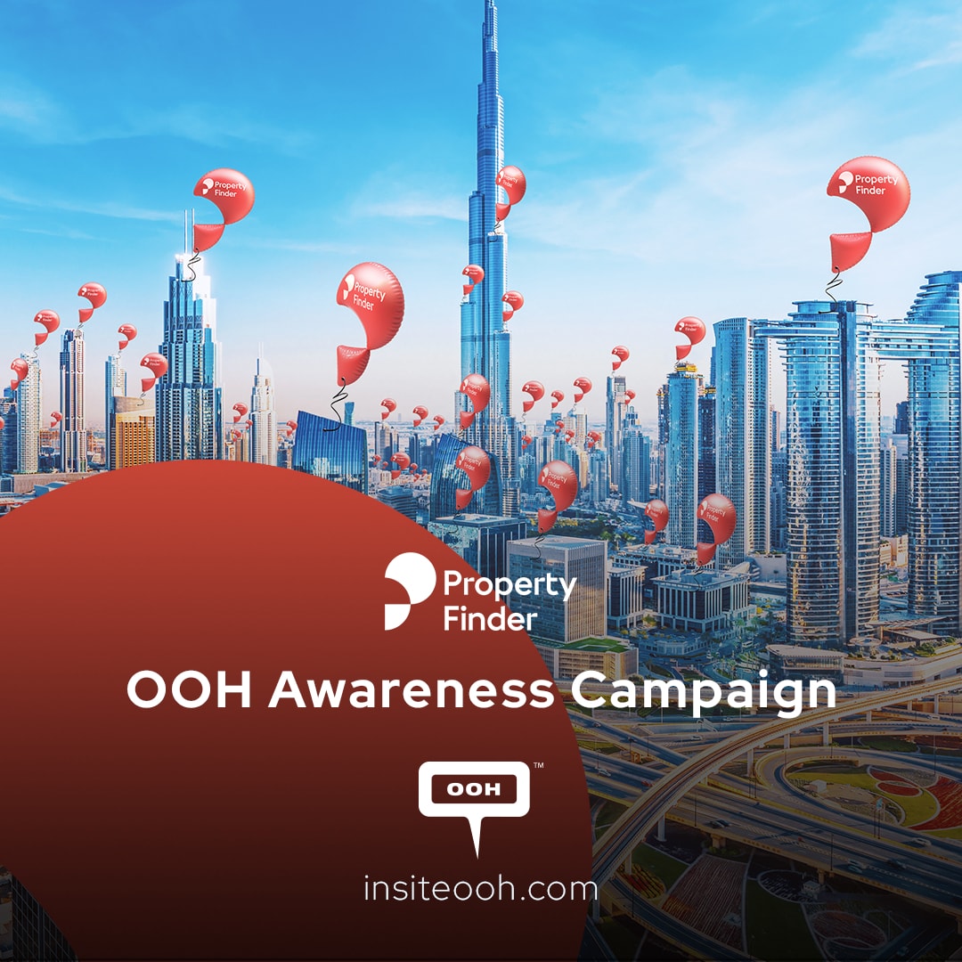 Every Home on Property Finder Now Showcased on Dubai's Out-of-Home Platform