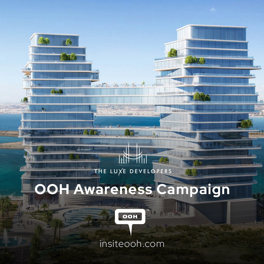 Luxe Developers' Oceano Residential Project Shines in Dubai's Out-of-Home Landscape