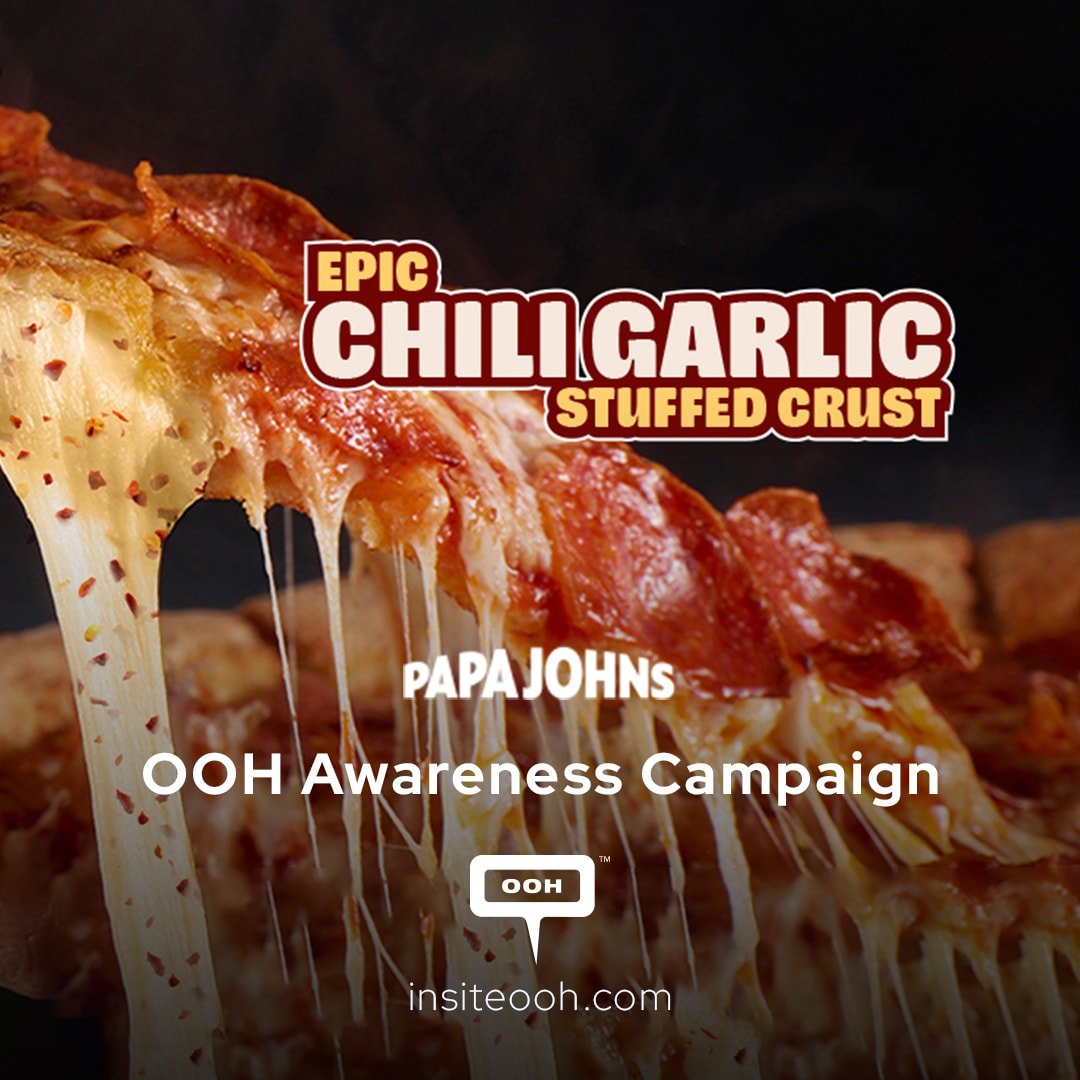 Papa John's Launches Different & Tasty Outdoor Campaign Across Dubai, For Better Pizza