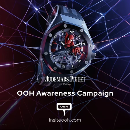 Swing into Action with the Audemars Piguet X Marvel Spider-Man Royal Oak Upon Dubai’s OOH