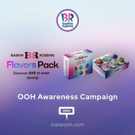 Dubai's OOH Welcomes The New Flavors Pack From Baskin Robbins, Discover Joy In Every Scoop