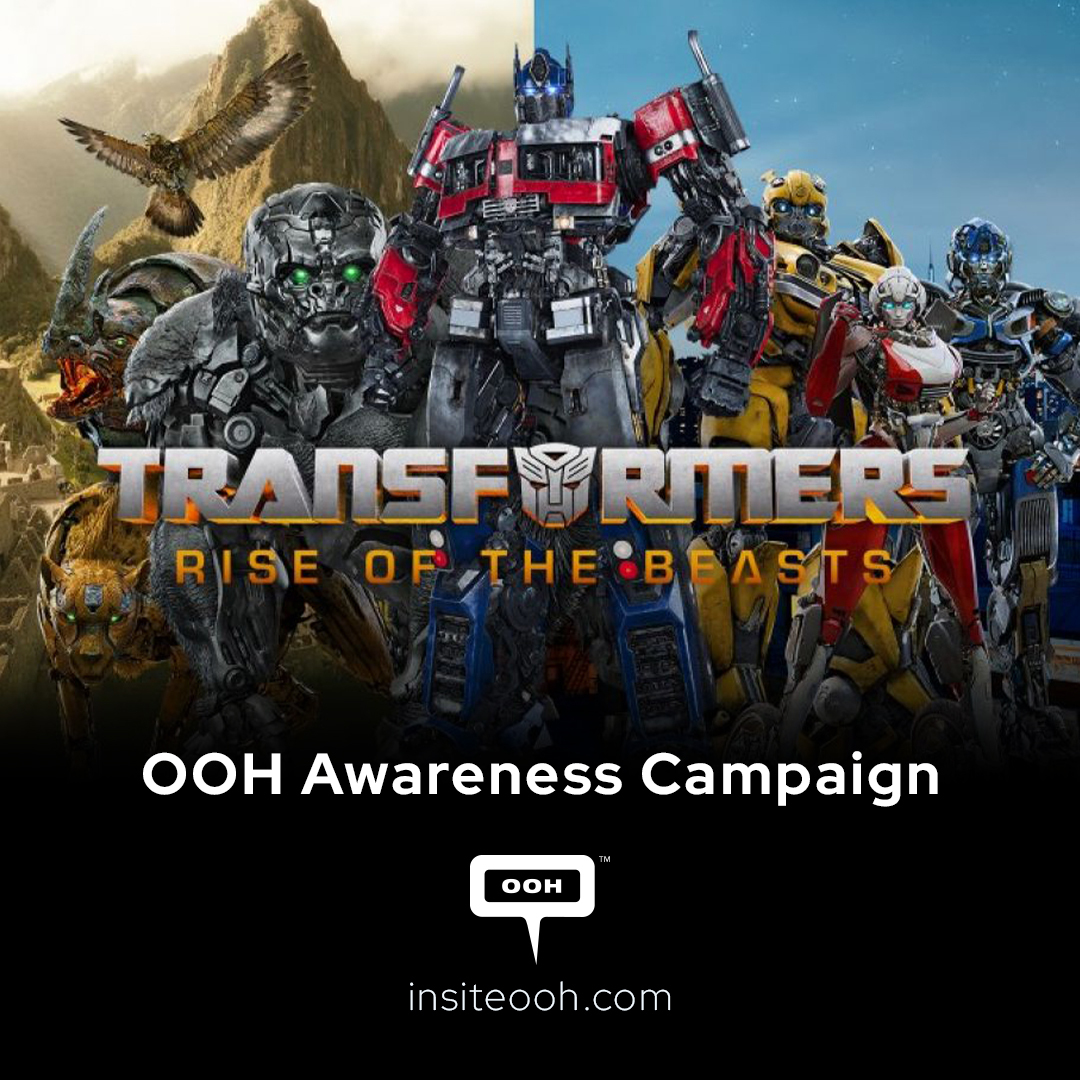 Transformers: Rise of The Beasts is Now in Cinemas, Don’t Miss The Action on Dubai's OOH