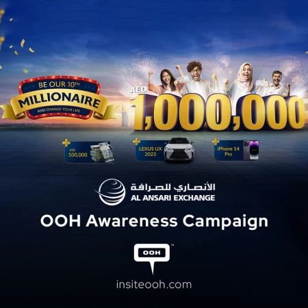 Be Al Ansari Exchange’s 10th Millionaire Advertised on Dubai and Sharjah’s Out-of-Home