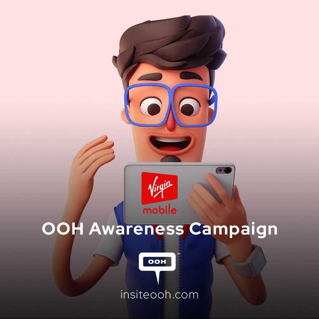 Save 50% on Home Internet With Virgin Mobile UAE Yearly Plans' Promotional OOH in Dubai
