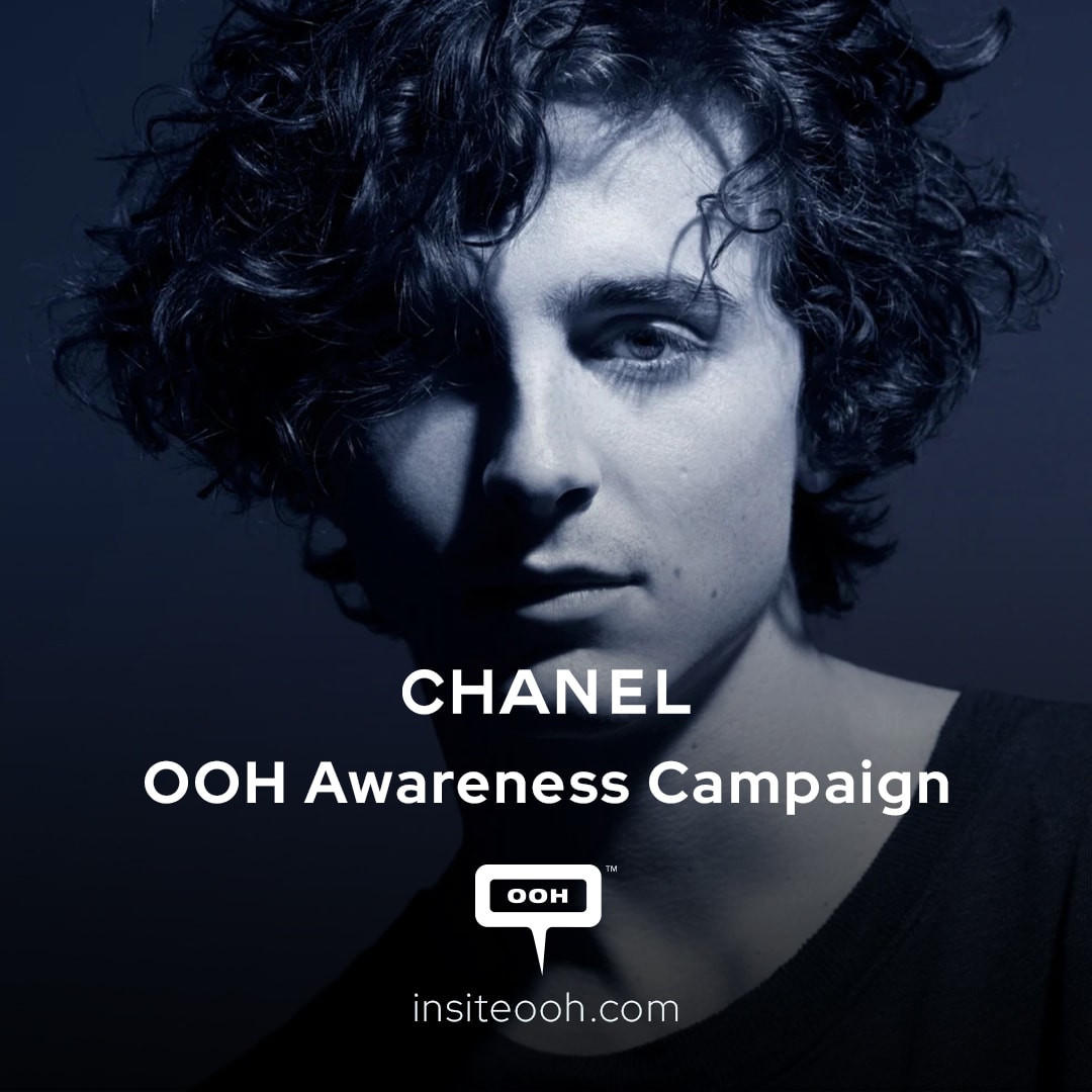 Timothée Chalamet the Modern Icon for the Legacy of Bleu de Chanel on Dubai’s Exciting New OOH