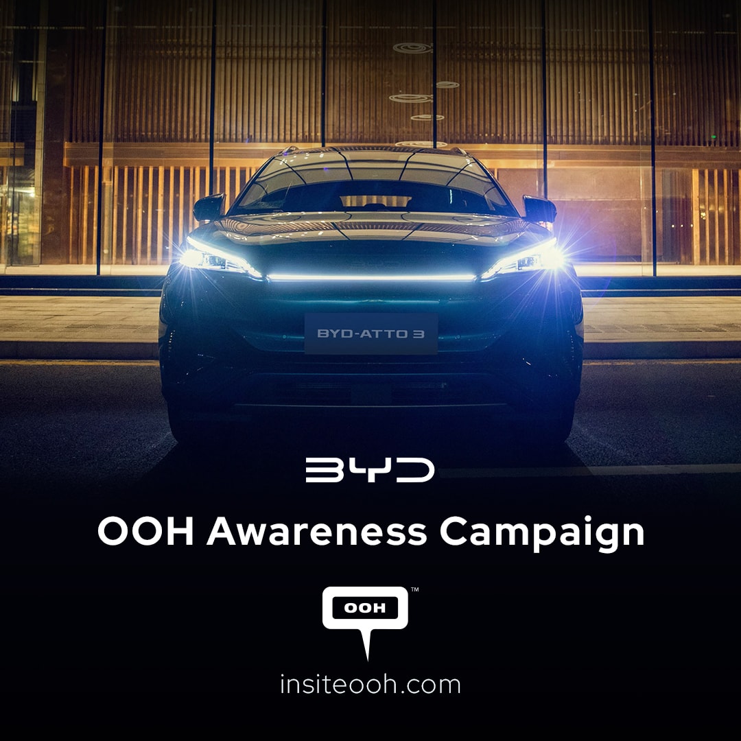 The New Atto 3 From BYD is on Dubai’s OOH, Get It Now With Unmissable Monthly Payments