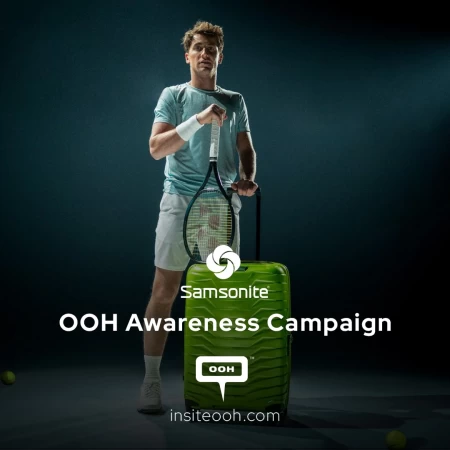 Samsonite Launches an OOH Campaign in Dubai Feat. Casper Ruud, For a Comfort Journey