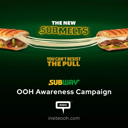 The All-New Submelts from Subway, You Can't Resist The Pull on Dubai's Out-of-Home Space