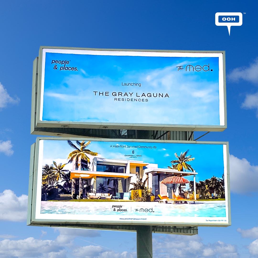 The North Coast Gray Laguna Phase by People & Places in the Med on Greater Cairo's OOH