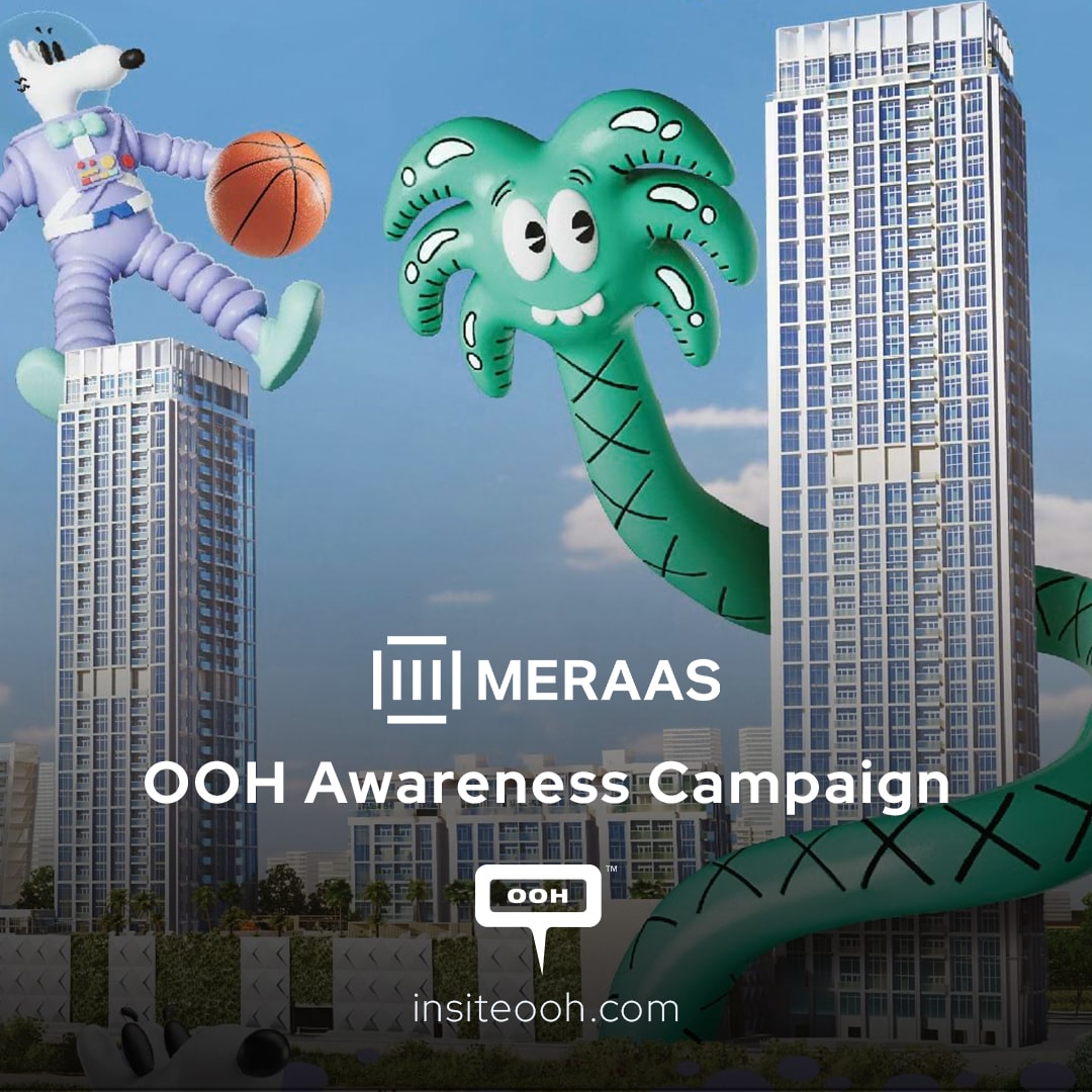 Meraas & Steven Harrington Take Real Estate to the Artistic Level! The Flagship Project Painted on OOH