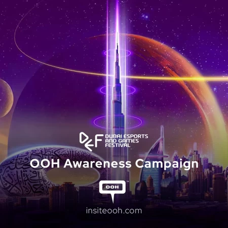 Gaming Fanatics Rejoice! Dubai’s Esports and Gaming Festival is Here on UAE’s DOOH Display
