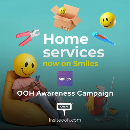 ‘Smiles’ Has At-Home Services Now! An OOH Campaign Advices to Download the App for Rewards