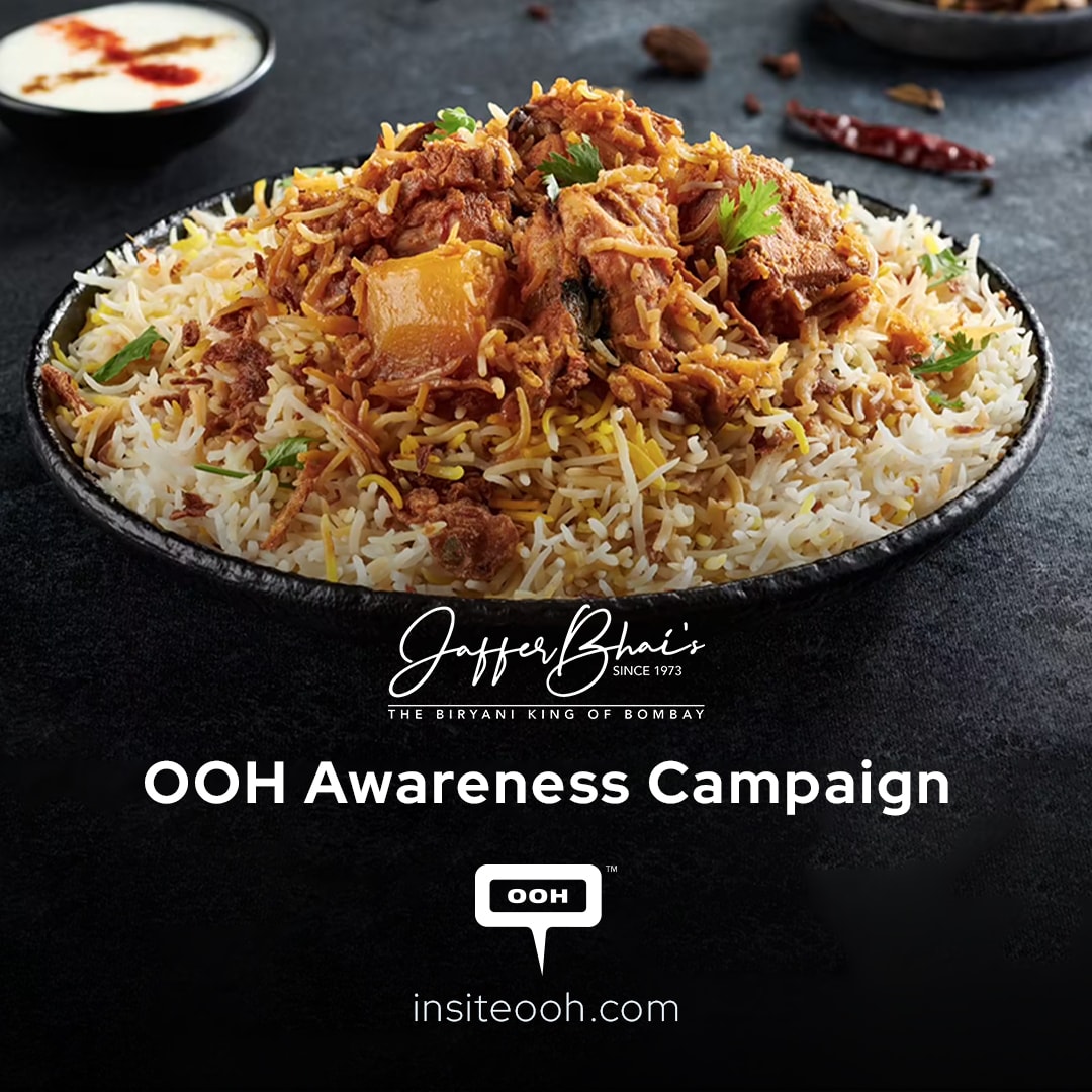 Try the Delicious Flavor of Jaffer Bhais' Biryani ; 5 Generations of Excellence, Now in Dubai’s OOH!