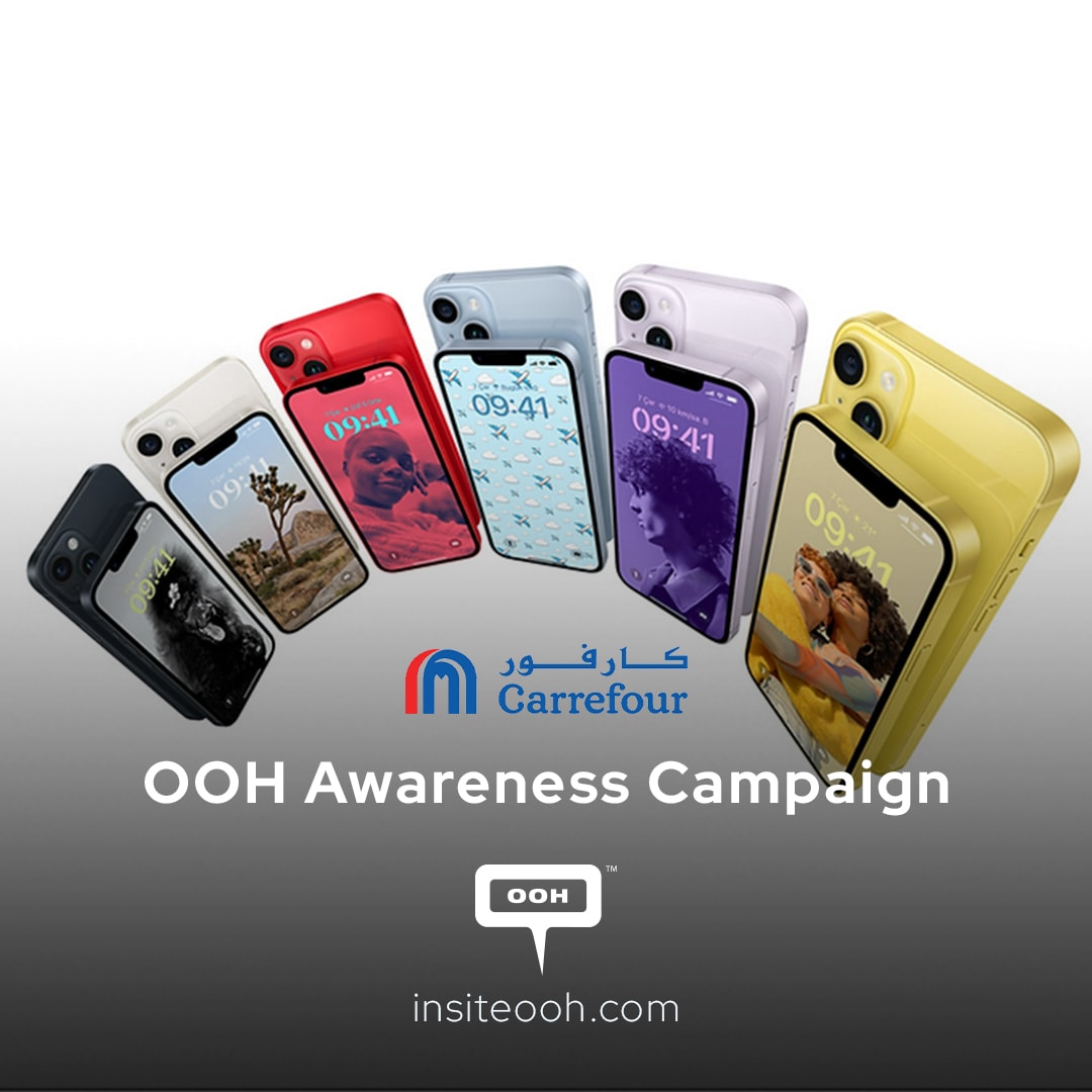 Carrefour & iphone's Out-of-Home Campaign in Dubai Showcases iPhone 14 at Unmissable Price