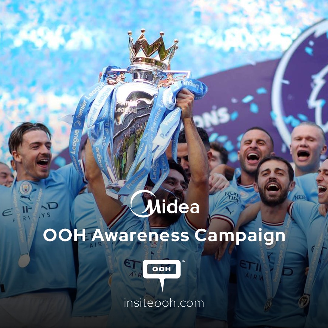 Champions of Cool's OOH Campaign in Partner with Manchester City, Midea & Taqeef