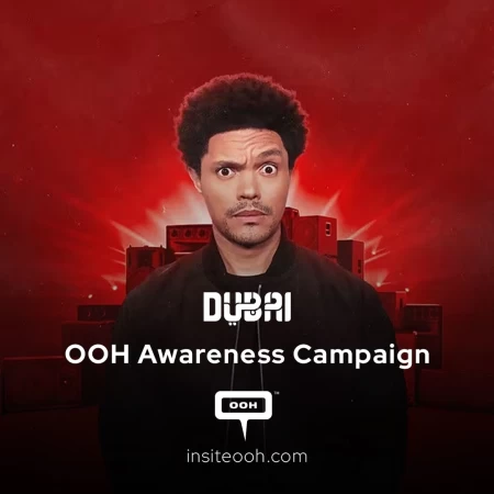 Trevor Noah Just Made it to Dubai! Off The Record Tour's Date Publicized on DOOH!