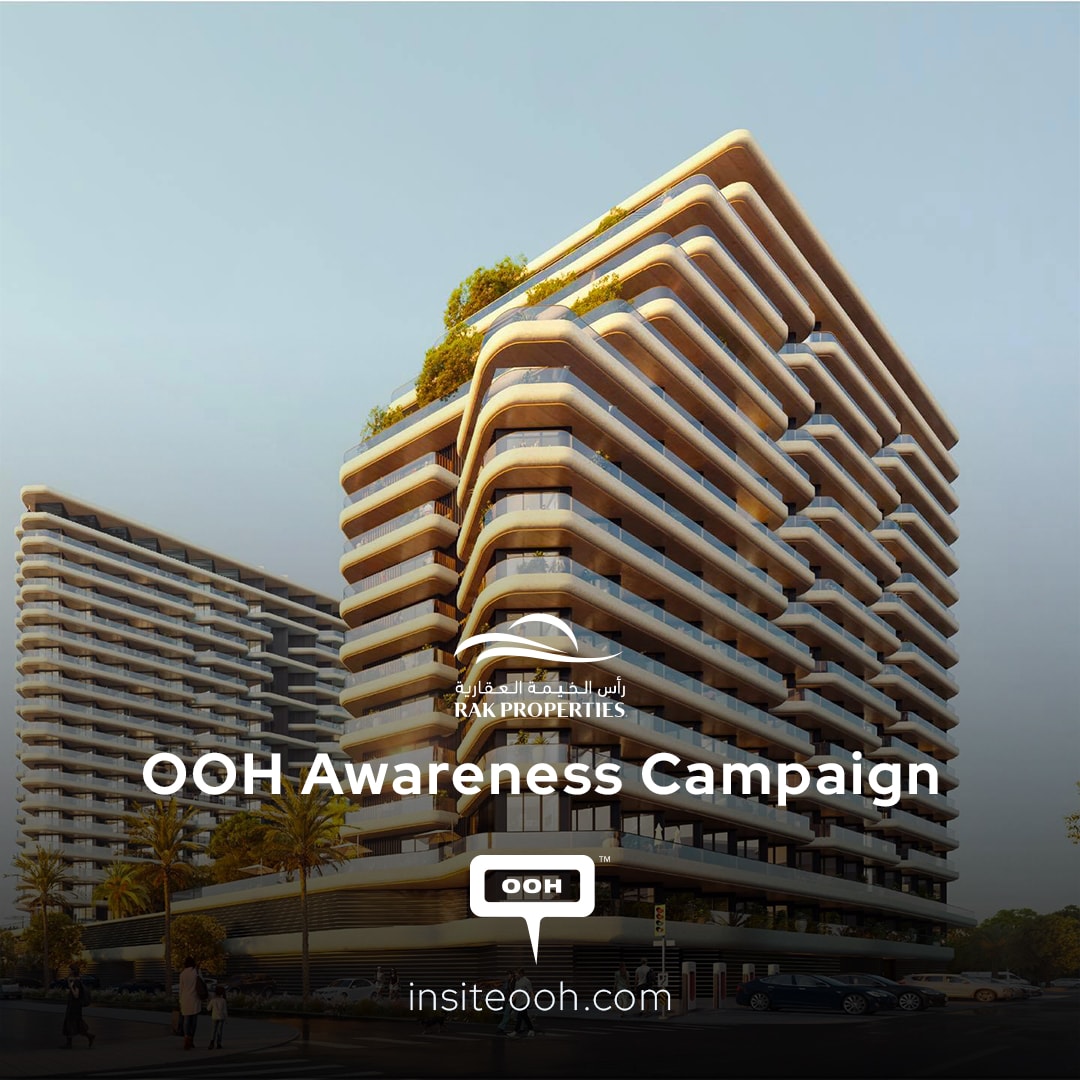 Luxurious Beachside Living At Ras Al Khaimah Advertised on OOH by Rak Properties