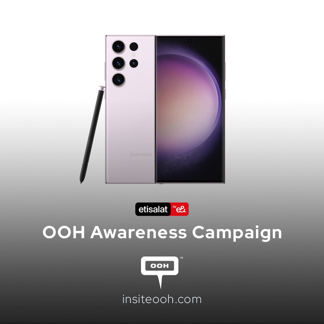 Experience the Futuristic Samsung Phone on Etisalat by e&’s Captivating UAE DOOH