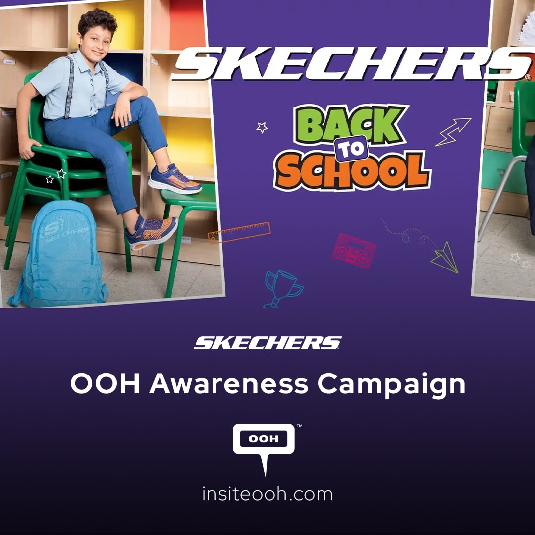 Skechers Offers for Back-to-School Season Sweeps Across Outdoor Advertising in UAE