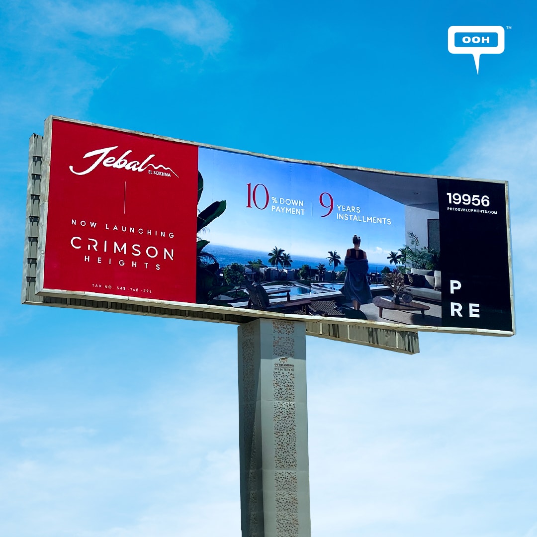 Pre Developments Launched an OOH Campaign in Cairo for Crimson Heights in Jebal El Sokhna